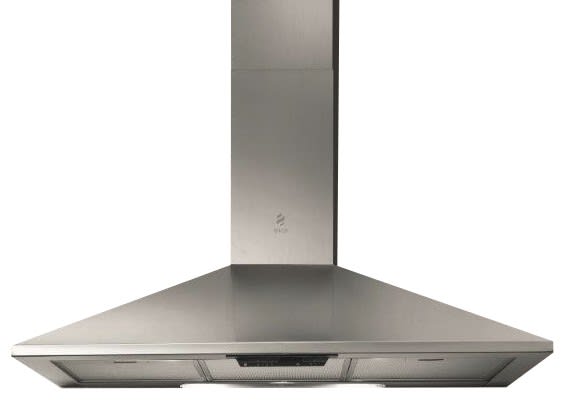 S&P - Hotte pyramidale 90 cm inox 410 m3/h
