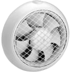 S&P - Aérateur de vitre ou mur, 450 m3/h, 28W, grille intérieure, volets extérieurs