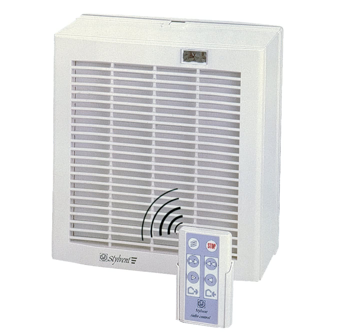 S&P - Aérateur de vitre, 2V extract. 489/430 m3/h, 1V d'insuff. 296 m3/h, radio cde