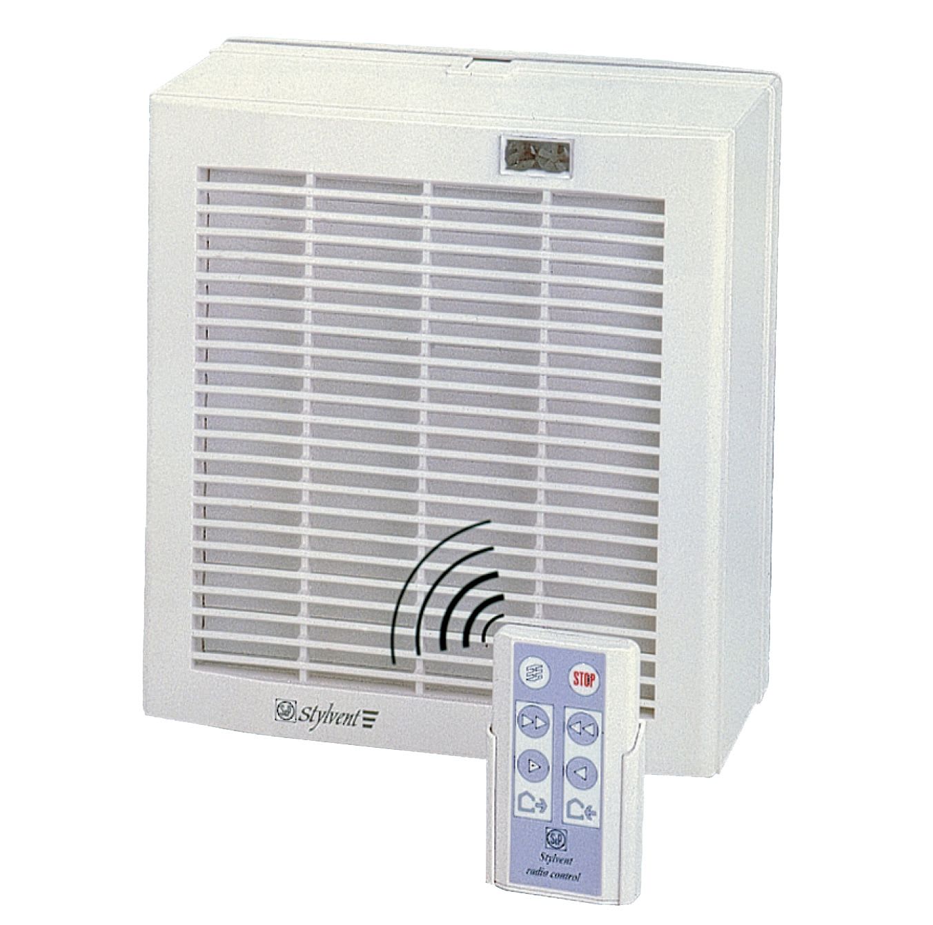 S&P - Aérateur de vitre, 2V extract. 489/430 m3/h, 1V d'insuff. 296 m3/h, radio cde