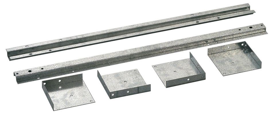 S&P - Support standard moteur axe horizontal pour caissons ILHB/T 400 caisson complet