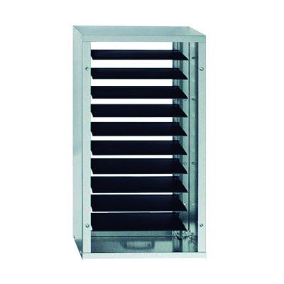 S&P - Capot pare-pluie avec grille moteur verticale pour caissons ILHB/T 500