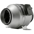 S&P - Ventilateur tertiaire inline 600m3/h, D160, mono 230V, variateur, boîte à borne
