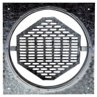 S&P - Virole circul + registre perforé pour hotte maxfil, montage chantier, d 250 mm