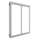 S&P - Volet de désenfumage personnalisable à portillon, install. vert, D 540 x 475