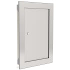 S&P - Volet de désenfumage alu à portillon, installation verticale, D 380 x 630 mm