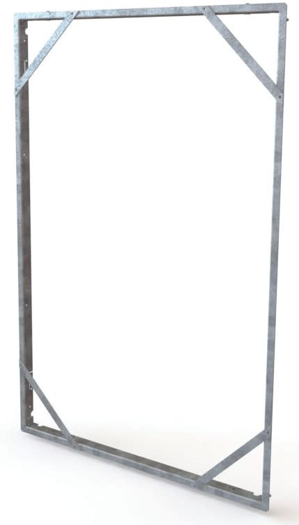 S&P - Précadre pour volet de désenfumage KAMOUFLAGE, D 430 x 530 mm