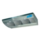 S&P - Hotte inox semi-pro, 650 m3/h, 2 V, long 600 mm, filtres média galva 25 mm