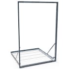 S&P - Précadre + grille anti-chute pour volet de désenfumage KAMOUFLAGE, D 380 x 630mm