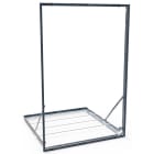 S&P - Précadre + grille anti-chute pour volet de désenfumage KAMOUFLAGE, D 380 x 630mm