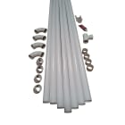 S&P - Kit réseaux SAPHIR comprenant 10 tubes longueur 2 m D 51 mm + accessoires