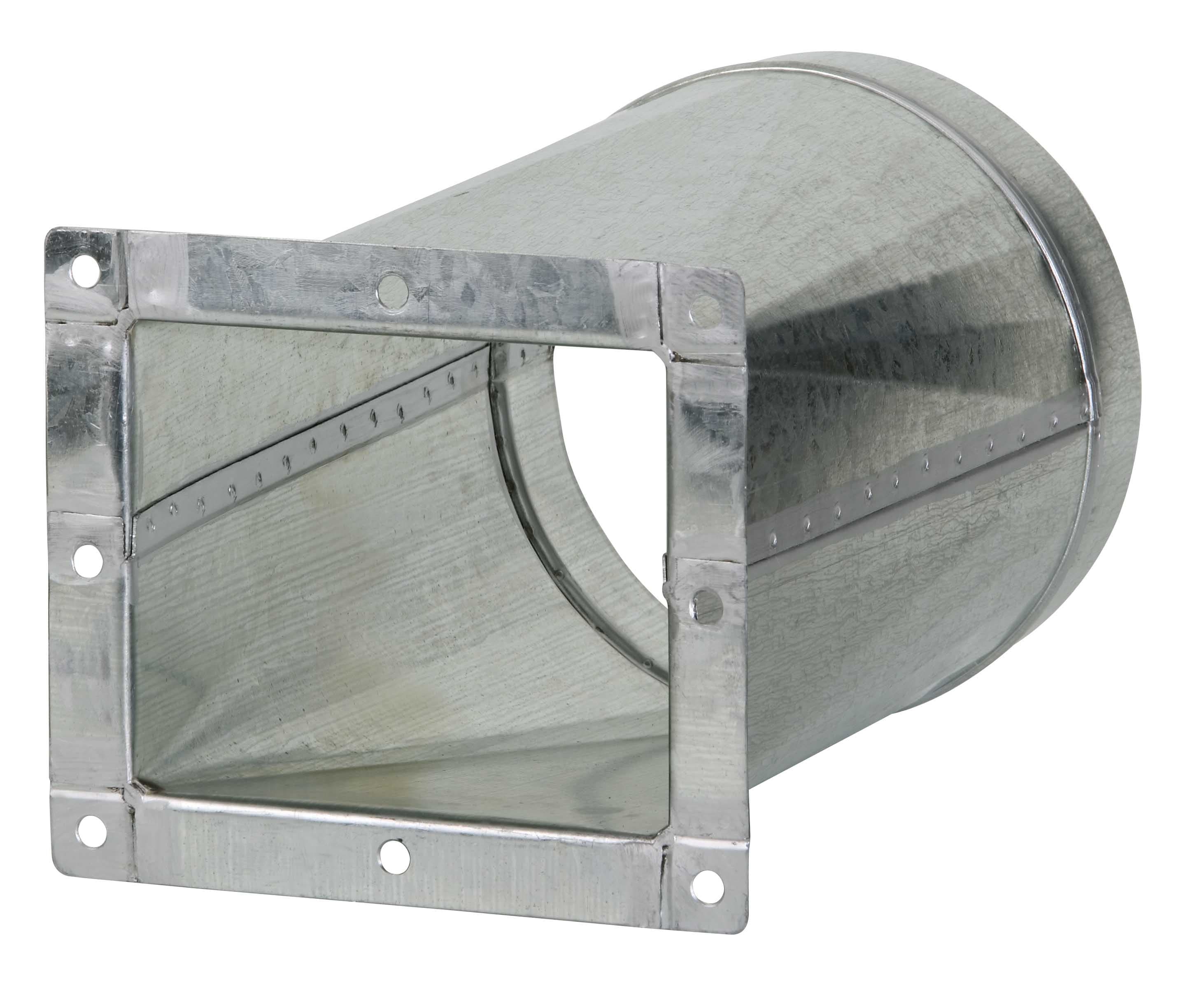 S&P - Bride rectangulaire/circulaire à monter au soufflage des CMB/T 160
