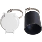 S&P - Kit prise de service blanche SAPHIR avec manchette souple et 2 colliers