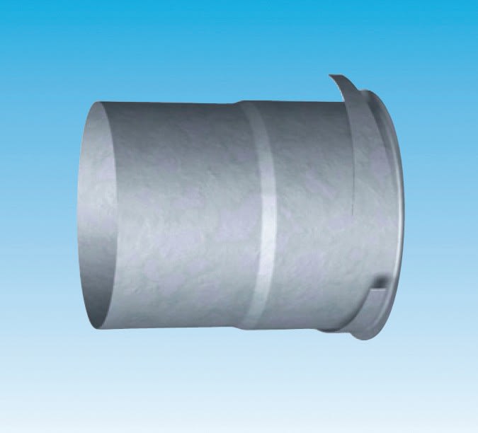 S&P - Manchette métallique longue à griffes pour bouches TMM/TMP, D 100 mm