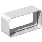 S&P - Manchon droit PVC, rectangulaire 40 x 110 mm, gamme TUBPLA