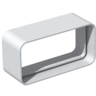 S&P - Manchon droit PVC, rectangulaire 55 x 110 mm/circulaire D 100 mm, gamme TUBPLA