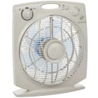 S&P - Ventilateur box-fan, 3 vitesses, minuterie programmable jusqu'à 180 mn