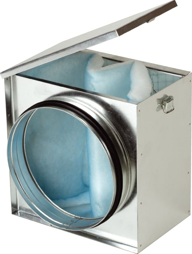 S&P - Caisson filtre G4, trappe d'accès au filtre, raccordement à joint D 355 mm