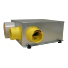 S&P - Caisson VMC métallique standard extra-plat, hauteur 147 mm