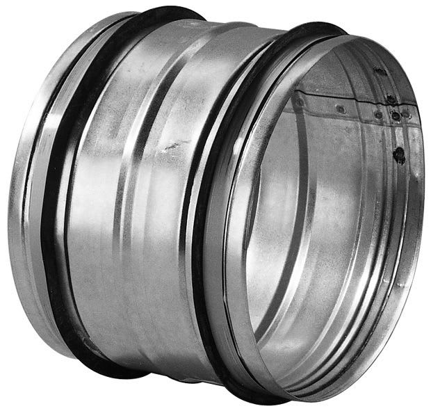 S&P - Manchon raccord mâle en acier galvanisé, raccord à joint D 125 mm