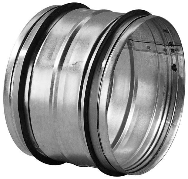 S&P - Manchon raccord mâle en acier galvanisé, raccord à joint D 100 mm