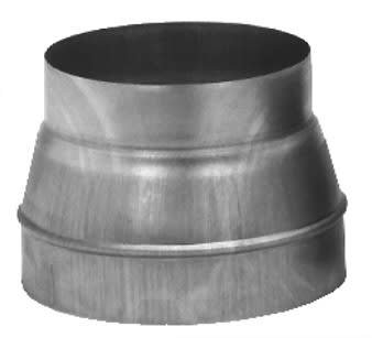 S&P - Réduction conique en acier galvanisé, raccordement D 400/125 mm