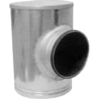 S&P - Té souche insonorisée en aluminium, D 200 mm