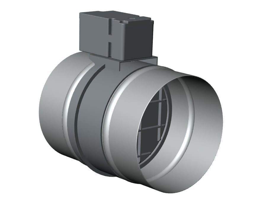 S&P - Registre motorisé, ouvert sous tension, D 150 mm