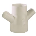 S&P - Dérivation à 45° en acier galvanisé à 3 piquages D125 mm