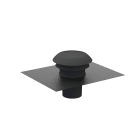 Chapeau de toiture plastique design, D raccordement 150-160 mm, couleur ardoise