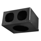 S&P - Plénum isolé 2 piquages 75 mm, 1 piquage BDO 125, gamme TUBFLEX