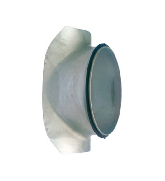 S&P - Piquage express à 90° en acier galva, D support 250 mm, D raccord à joint 125 mm