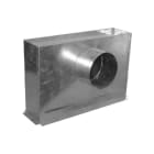 S&P - Plénum isolé, raccord latéral D500mm, pour GSAO/GRAI/GRMC/GRL/GFE D600 x 600mm