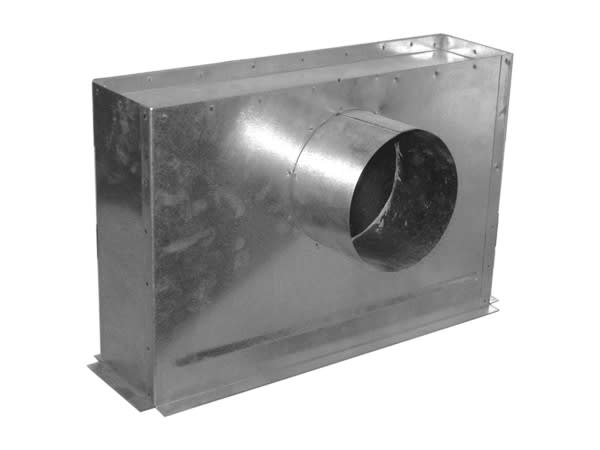 S&P - Plénum isolé, raccord latéral D200mm, pour GSAO/GRAI/GRMC/GRL/GFE D500 x 150mm