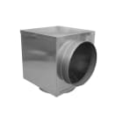 S&P - Plénum isolé à raccordement latéral pour diffuseur DCI, raccord D 250 mm