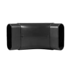 S&P - Coude raccord vertical pour conduits CO50/25, 50 x 114 mm, gamme PLUGGIT