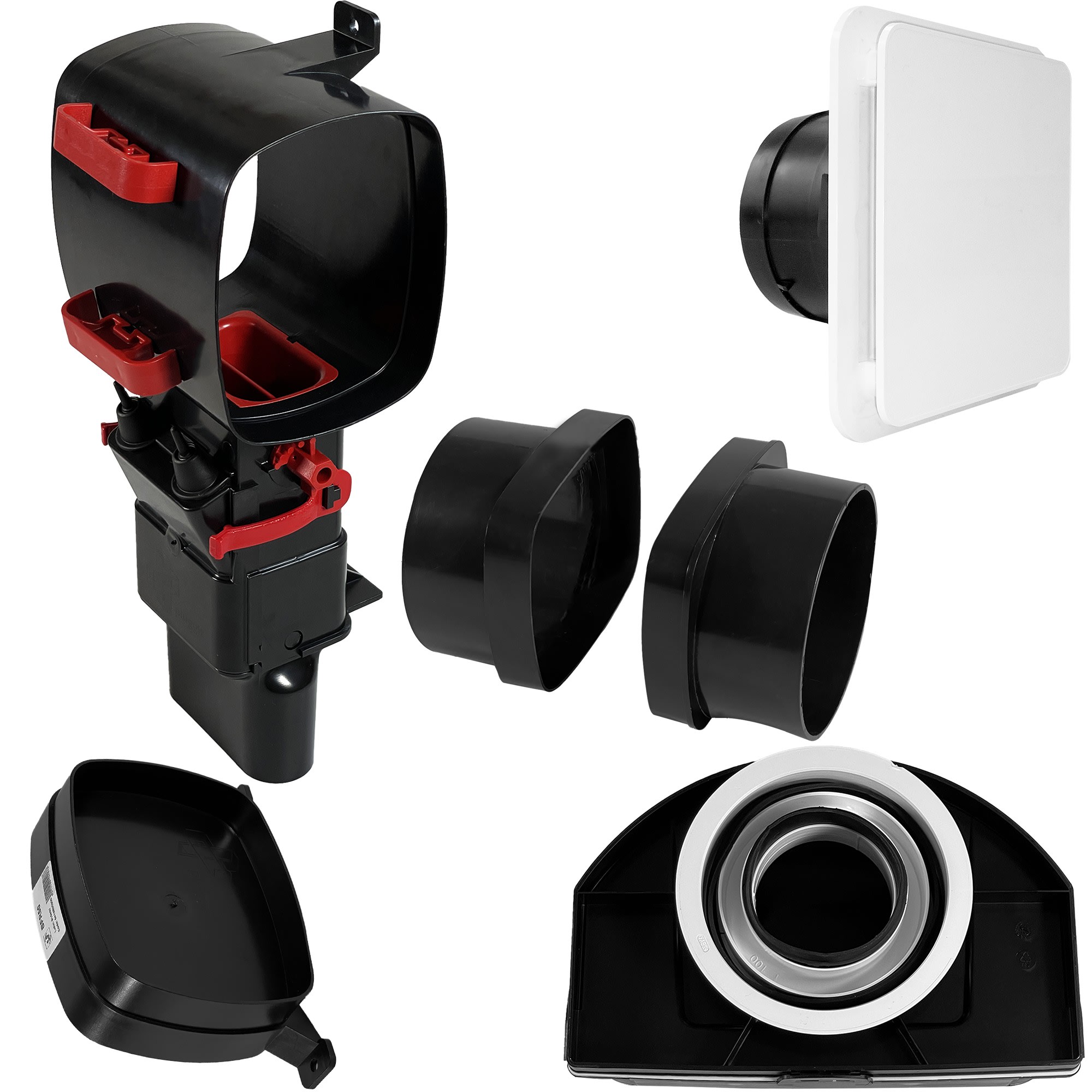 S&P - Kit accessoires réseau PLUGGIT nourrices pour logement jusqu'au T5, 4 sanitaires