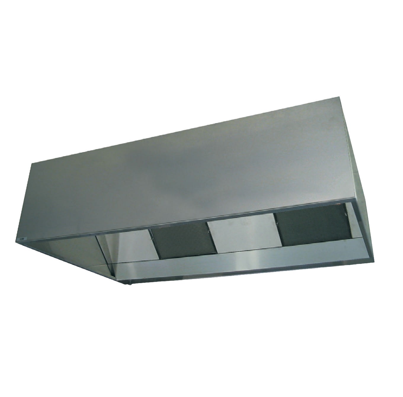 S&P - Hotte de cuisine pro motorisée hauteur 50 cm, longueur 3 m, visière 1 m