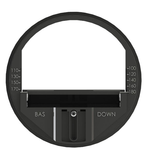 S&P - Régulateur de débit réglable basse pression, 50 à 250 Pa, D 150 mm, 300 m3/h