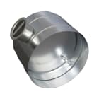 S&P - Registre manuel en acier galvanisé, à volet plein, raccordement D 160 mm