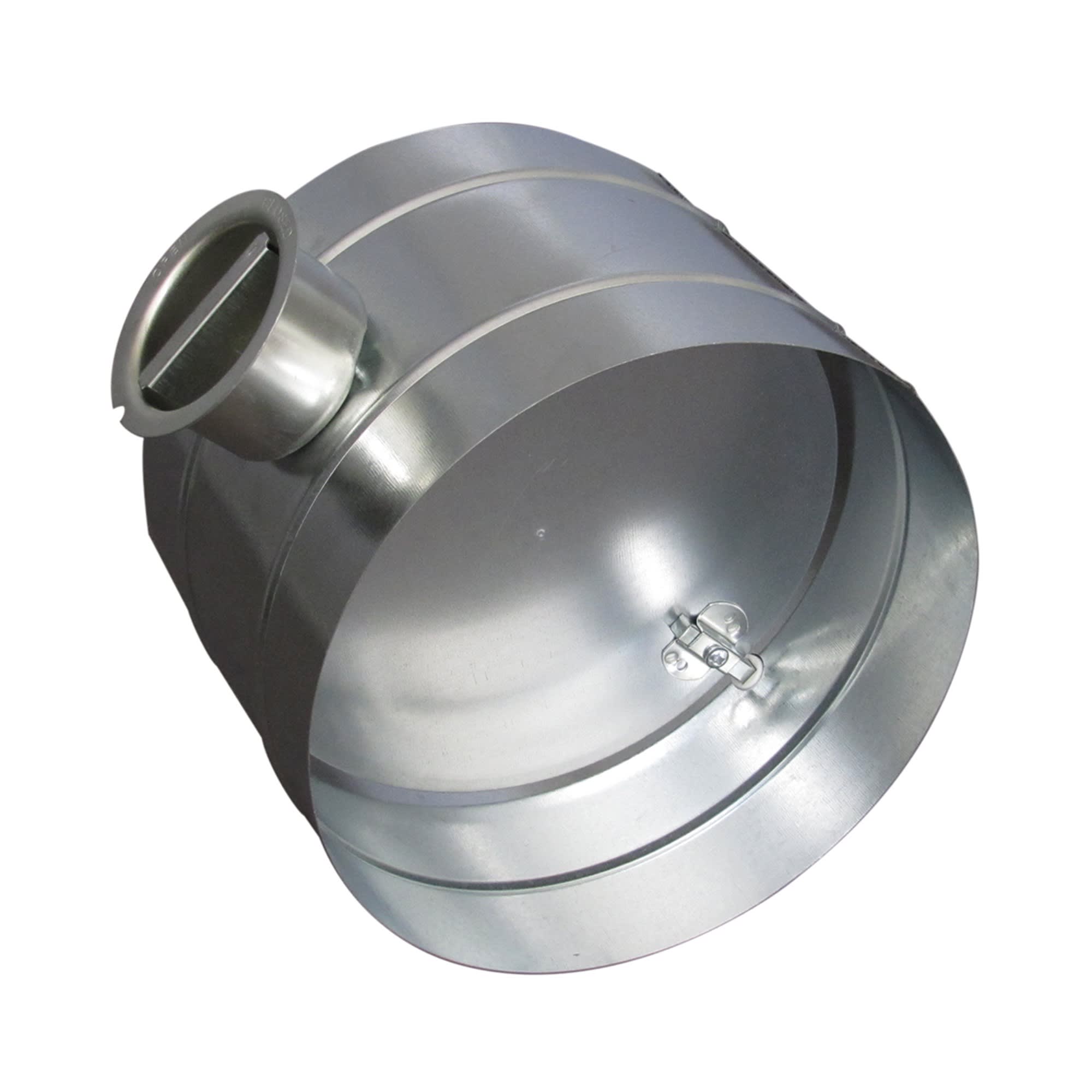 S&P - Registre manuel en acier galvanisé, à volet plein, raccordement D 160 mm