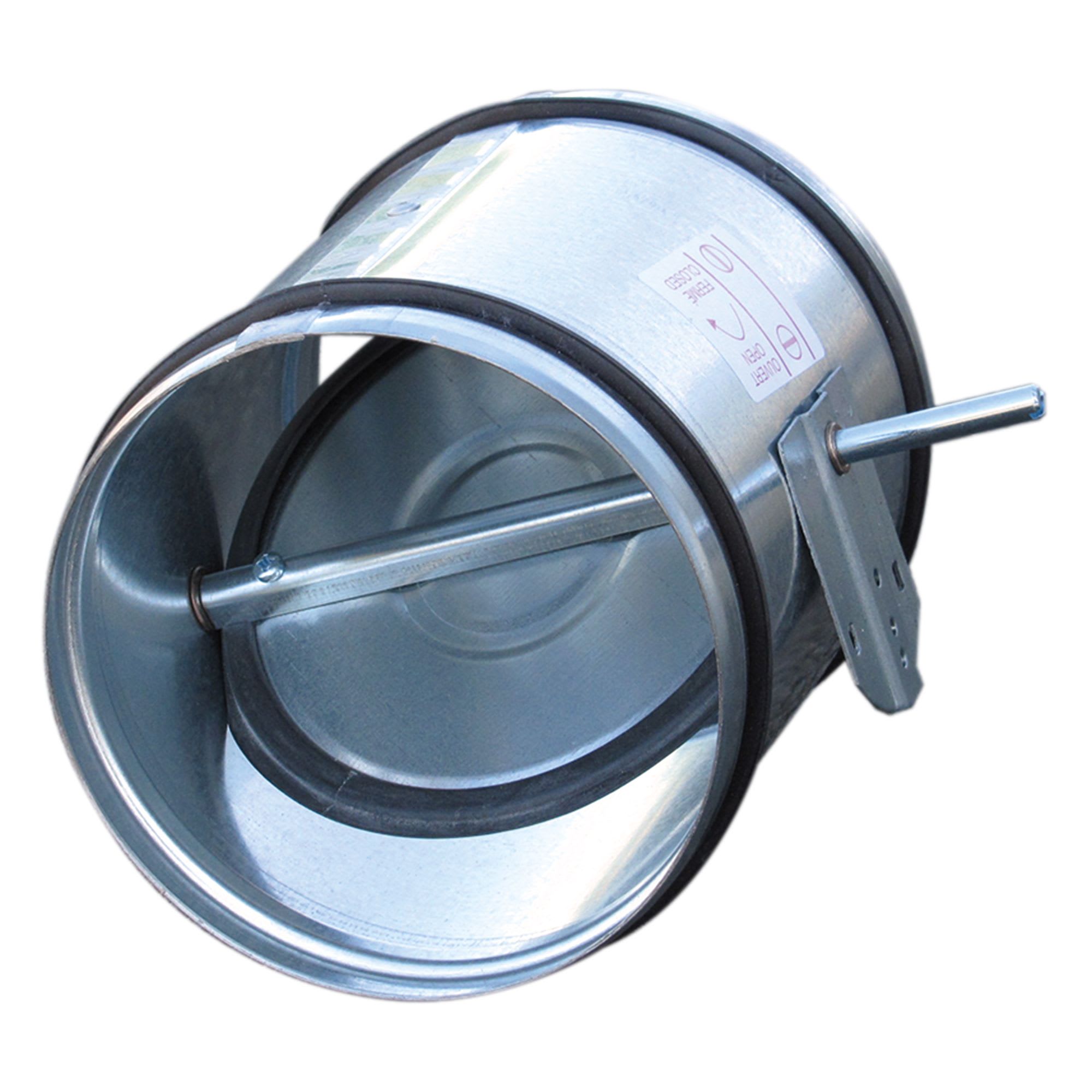 S&P - Registre en acier galvanisé, motorisable, étanche, raccordement D 160 mm