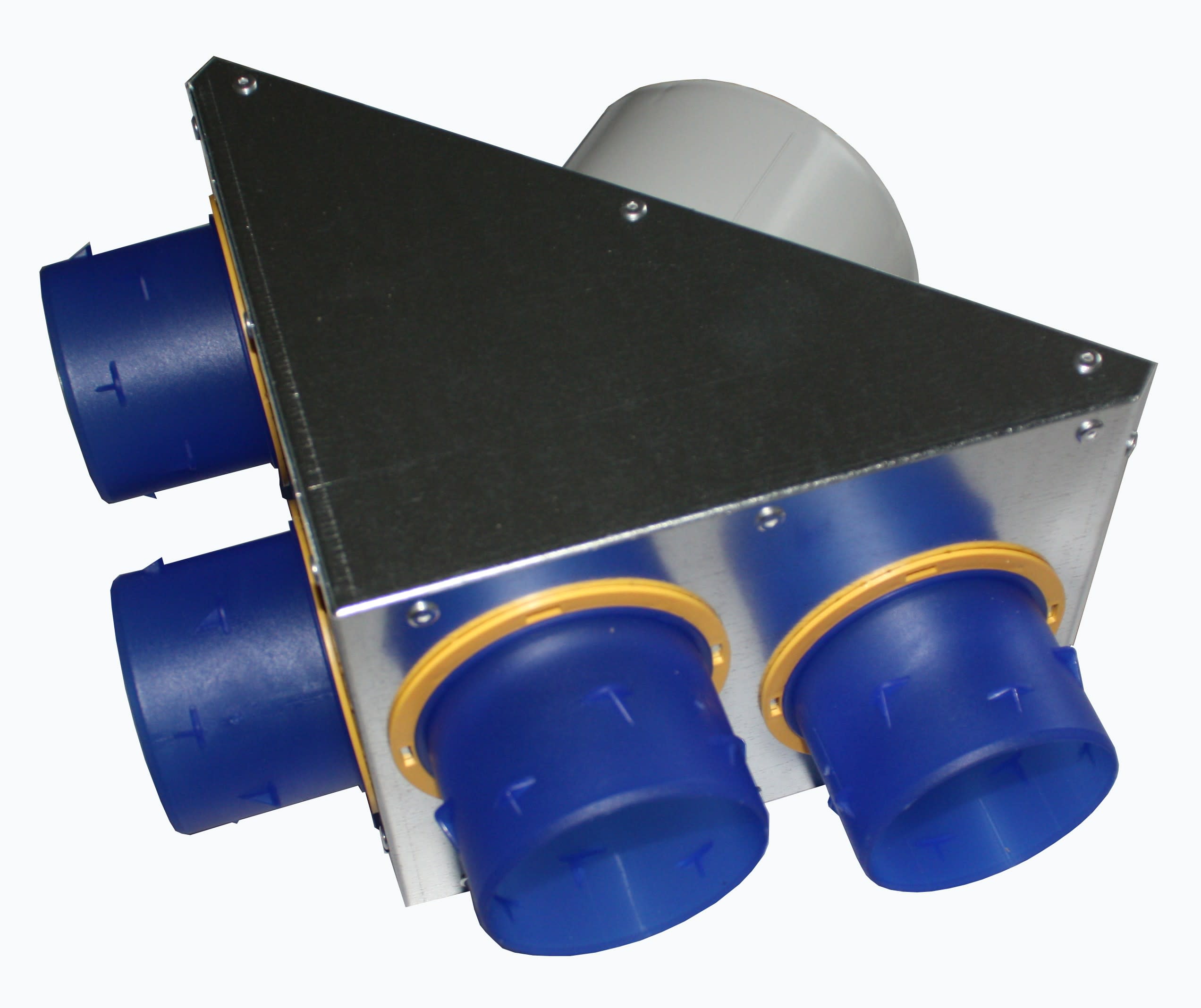 S&P - Plénum d'insufflation à 4 piquages pour réseau de VMC double-flux AKOR HR