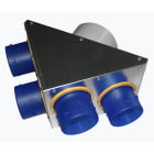 S&P - Plénum d'insufflation à 4 piquages pour réseau de VMC double-flux AKOR HR