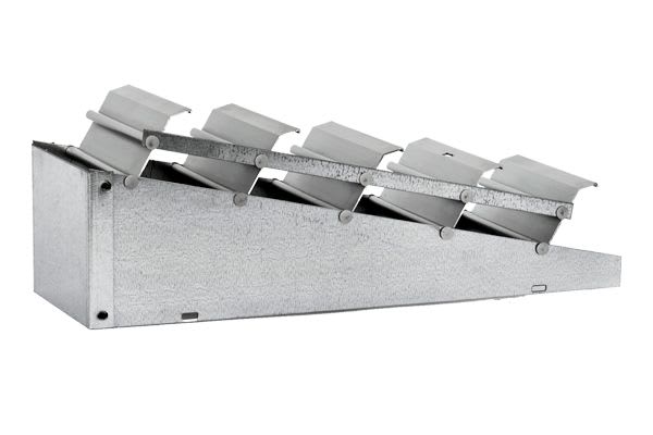 S&P - Registre à glissières orientables inclinées pour grilles GRC/GSC 400x225mm