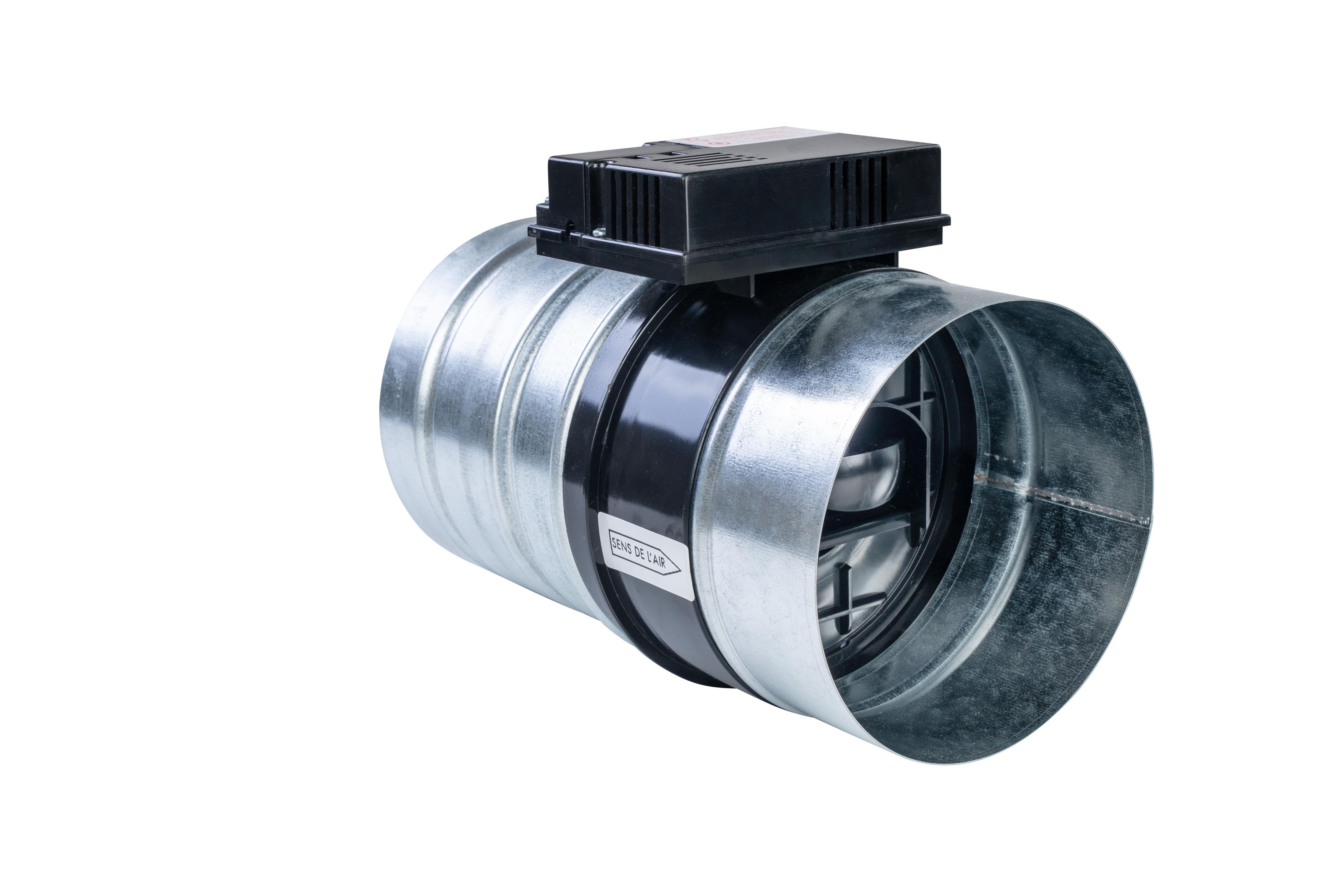 S&P - Registre bi débits 24/240 m3/h à thermoactionneur, D 160 mm