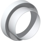 S&P - Réduction plate centrée pour réseau de VMC, D 100/80 mm, gamme TUBPLA