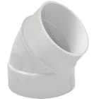 S&P - 8 coudes 45° mâle x femelle D 51 mm pour réseau d'aspiration centralisé SAPHIR