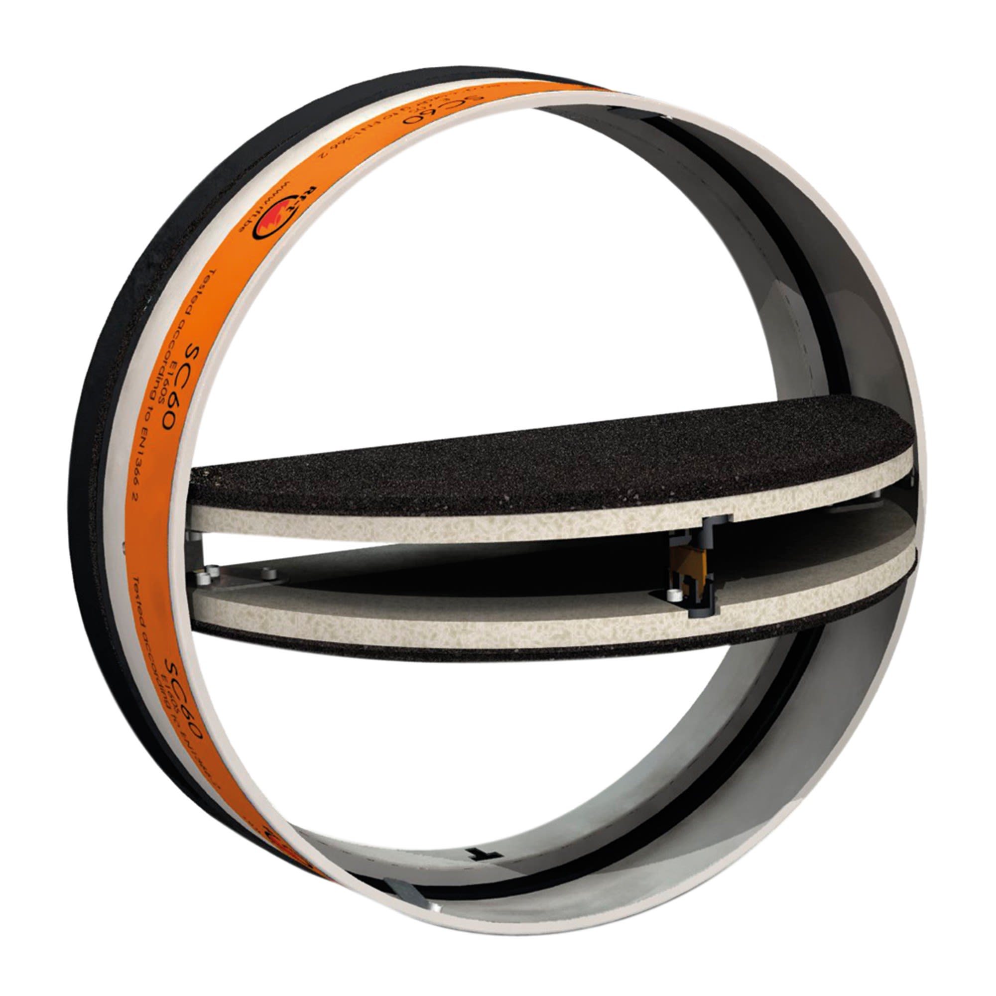 S&P - Cartouche coupe-feu 2H, D 125 mm