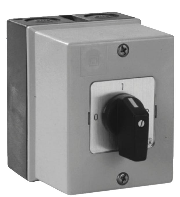 S&P - Commutateur rotatif 3 vitesses, 12 A